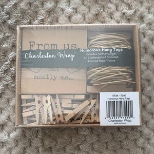 Charleston Wrap Humorous Hang Tags Set